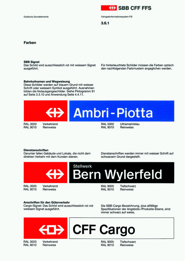 Design Manual For The Swiss Federal Railways Pdf Google Search Typography Guidelines Graphic